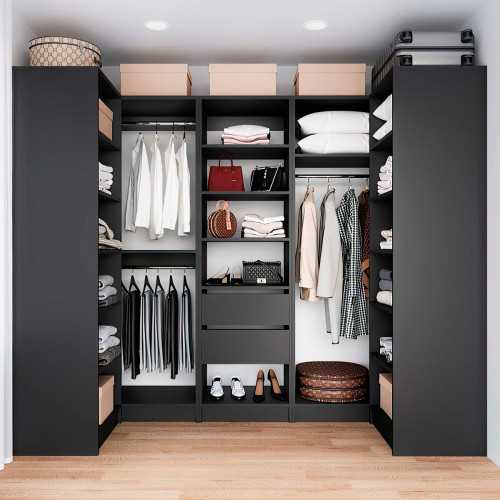 Шкафы для гардеробной комнаты недорого